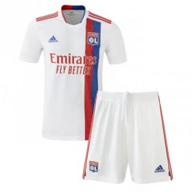 Jalkapallo Pelipaidat Olympique Lyonnais Lasten Kotipaita 2021-2022 Lyhythihainen